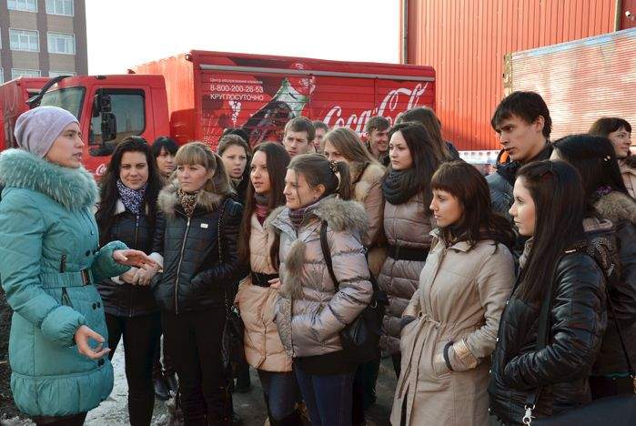 Студенты ИПУ ВГУЭС познакомились с кадровой работой компании Coca-Cola Hellenic