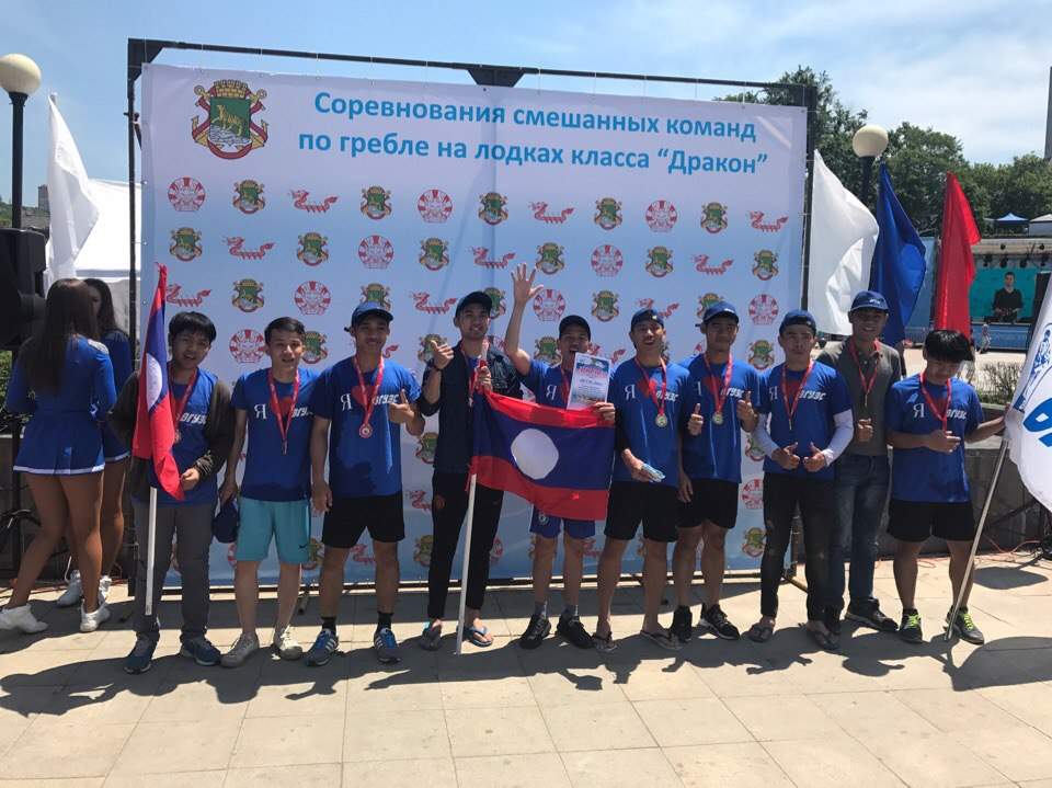 Студенты из Лаоса – призеры гонки на «Драконах»